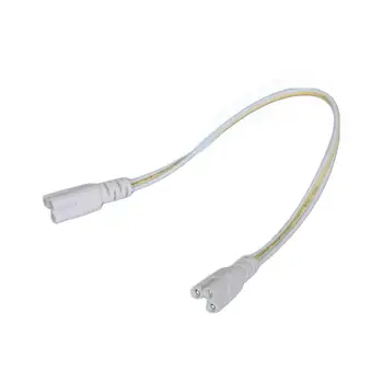 20 cm T5, T8 Dvojité Konci 3 Pin LED Trubice Konektor Kábel Drôt Predlžovací Kábel pre Integrované LED Žiarivka Žiarovka
