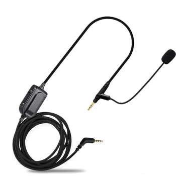 3,5 mm VIP Slúchadlový Kábel s Mikrofónom pre Boompro Herné Headset VMODA Crossfade M100 LP LP2 M80 Audio Súlade s Mute Prepínač