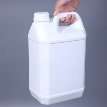 3 liter námestie HDPE kontajner prenosné plastové jerry môže Nepresakuje Prázdne Chemické vedro práčovňa čistiaci prostriedok fliaš 1PCS