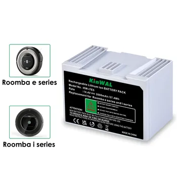 37.4 Wh i7E5 Nabíjateľná Batéria pre iRobot Roomba e Rad a som Rad Roomba i7 i7 + e5 7150 7550 e5150 e5152 ABL-D1