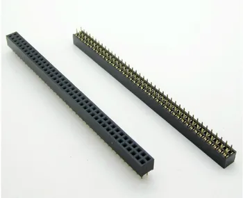 40PCS 2.54 mm 2X40 Pin pozlátené jednoradové Rovno Žena Pin Hlavičky ROHS