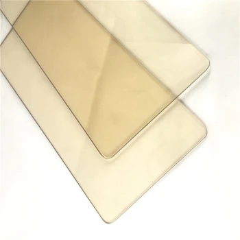 50X80mm keramické mikrokryštalický transparentné sklo platňa, mikrovlnná rúra, platňa, sporák, krb panel žiaruvzdorné sklo