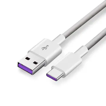 5A USB Typu C, Kábel USB 3.1 Rýchlo Nabíjačka, Dátový Typ-C Striebro Supercharge Kábel pre Huawei P10 P20 Pro Mate 10 USB C Kábel