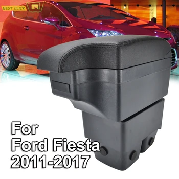 Auto Styling Black Centrum Konzola Pre Ford Fiesta 2009 - 2017 Nové Opierke, 2011 2013 2014 2015 2016