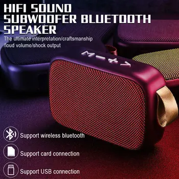 Bezdrôtový Bluetooth Reproduktor Mini Subwoofer TF/USB Karty Malé Rádio Prehrávač Vonkajšie Tvorivé Prenosné Športové Audio 16GB