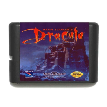 Bram Stoker ' s Dracula 16 bit MD Hra Karty Pre Sega Mega Drive Pre Genesis
