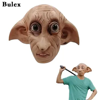 Bulex Cosplay Dobby Elfin Latexové Masky Zvierat Štýl Halloween Horror Maska Na Karneval, Kostým Plnú Tvár Rekvizity