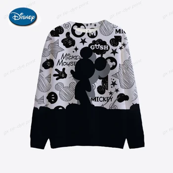 Dámy 3D O Krk Mikina Príležitostné Voľné Hoodie Harajuku Estetické Streetwear Disney Mickey Mouse Mikina kórejský Pop Top