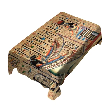 Egyptský Papyrus Art Eye Of Horus Obrus Polyester Vode A Oleju Multifunkčné Tabuľka Kryt