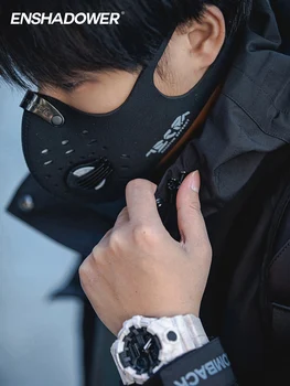 ENSHADOWER & COMBACK & PUPILTRAVEL cyberpunk masku na tvár cosplay ninja nosenie street wear techwear