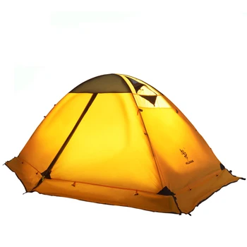 FLYTOP 2Person 4Season Camping Horský Stan pre Chladné Počasie Oddelené Dvojitou Vrstvou Backpacking Stan s Snehu Sukne Hliníkové Pol