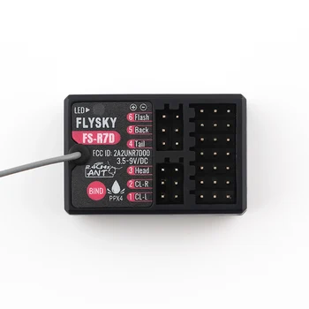 Fusi FLYSKY R7D 7-kanál svetlo nastaviť prijímač je platné pre FS-G7P G7P 2.4 G bezdrôtové diaľkové ovládanie