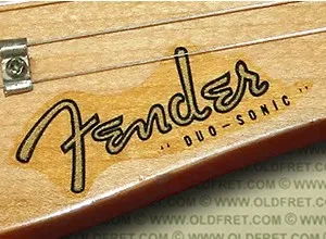 Gitara Fender vedúci LOGA vody prenos nálepka pre Duo-Sony non slzného filmu