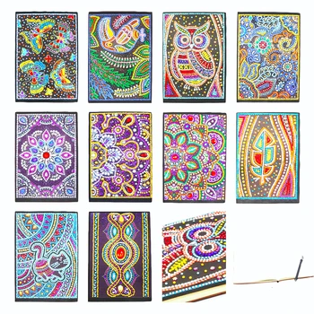 Huacan Nové 5D DIY Diamond Maľovanie Notebooky Motýľ Špeciálne Tvarované Diamond Umenie Súpravy na Vyšívanie Mozaiky Vianočný Darček