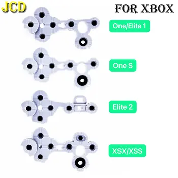 JCD Kremíka Vodivej Gumy Tlačidlo Pre Xbox Jeden / Slim Radič Kontakt Tlačidlo Podložky Pre Xbox Elite Série X / S Gamepad