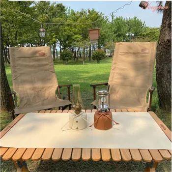 Kožené vonkajší stôl mat PU kožené obrus camping piknik stôl mat koberec tepelné izolácie oleja dôkaz tabuľka mat