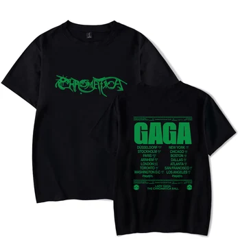 Lady Gaga Sa Chromatica Ball Tour Tričko 2022 Nový Príchod Oblečenie
