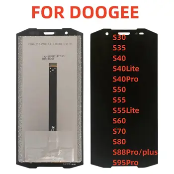 LCD Pre Doogee S30 S35 S40, S50 S55 S60 S68 S80 S88 S95 Pro Plus Lite Displej LCD Dotykový Displej Digitalizátorom. Montáž Náhradné