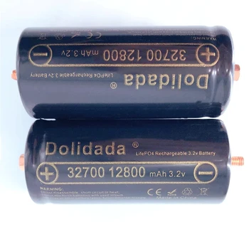 Lifepo4 Batterij Merk 32700 12800Mah 3.2 V Oplaadbare Batterij Professionele Lítium Ijzerfosfaat Batterij Splnené Schroef