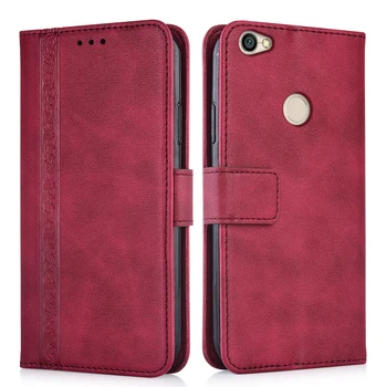 Luxusné Flip Peňaženky, Kožené puzdro pre Xiao Redmi Poznámka 5A Prime 32G 64 G Magnetické Knihy Chrániť telefón zadný Kryt