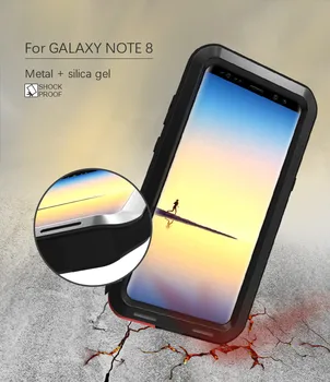 LÁSKA MEI Nepremokavé Hliníka Kovové Brnenie obal pre SAMSUNG Galaxy S20 S10 S8 S9 Plus Poznámka: 20 10 Pro A6, A8 2018 A70 Gorilla Glass