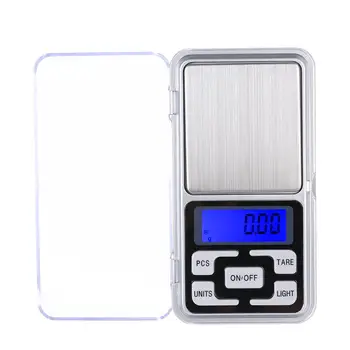 Mini Pocket Rozsahu Vysokú Presnosť Digitálnej Stupnice pre Šperky Kávu, Váhy Elektronické Rovnováhu Gram Váhy 0,1 g/0.01 g