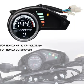 Motocykel Rýchlomer LED Digitálne počítadlo kilometrov Pre Honda Offroad XR150 XR-150L XL150 CG150 GY200 Motorke Tachometra Meter Rozchod