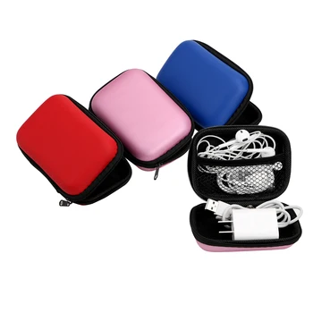 Multifunkčné Travel Kit Prípade Puzdro na Slúchadlá Taška Pre USB Kábel, Slúchadlá Elektronika Príslušenstvo Organizátor Digitálne Skladovanie Taška