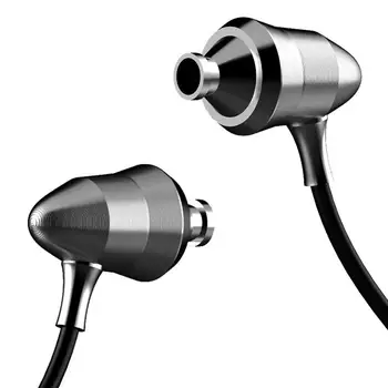 Najpredávanejšie strieborné kovové 3,5 mm general purpose in-ear slúchadiel do uší, ťažké basy káblové stereo slúchadlá
