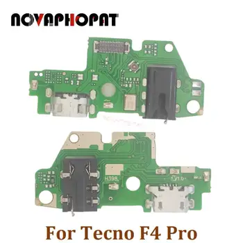 Novaphopat Pre Tecno F4 Pro USB Dock Nabíjací Port Konektor pre Slúchadlá, Audio Jack, Mikrofón MIC Flex Kábla Nabíjanie Rada