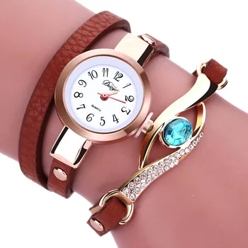 Nové Módne Ženy Hodinky Oko Drahokam Luxusné Hodinky Ženy Zlatý Náramok Hodiniek Žena náramkové hodinky Quartz Reloj Mujer 2018 prúd