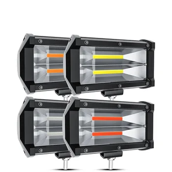 Nový 5-Palcový 72W 4800LM COB LED Pracovné Svetlo Upravené Auto Top LED Svetlo pre Off-road Auto / Pickup / Vozňa