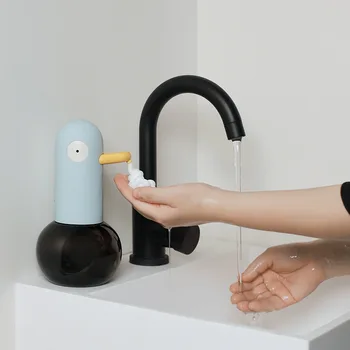 Penové Mydlá Automatické Umývanie Rúk Roztomilé Kačica Inteligentné Mydlo DispenserInfrared Bublina Mydlo Stroj Pre Deti