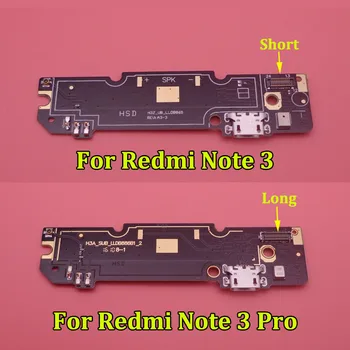 Pre Xiao Redmi Poznámka 3 Note3 Pro Mikrofón Modul + USB Nabíjací Port Rada Flex Kábel zásuvka Časti