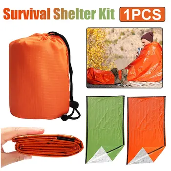 Prenosné Ultralight PE Tepelnej Stan Shelter Rúrky Vonkajší Záchranu Nepremokavé Núdzové Prežitie Stan Prvej Pomoci, Bezpečnosť Survival Kit