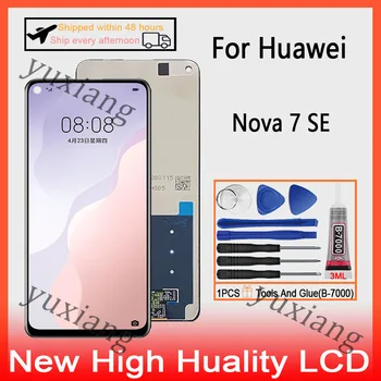 Pôvodný Pre Huawei Nova 7 SE CDY-AN00 CDY-NX9B LCD Displej Dotykový Displej Digitalizátorom. Náhradné