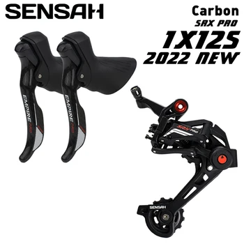 SENSAH SRX PRO 1x12 Rýchlosť, Carbon Fiber 2022 Modely 12s Cestnej Sada radiaca páka Zadnej Prehadzovačky 46T Štrk-Bicykle, Cyklo-Cross Nové