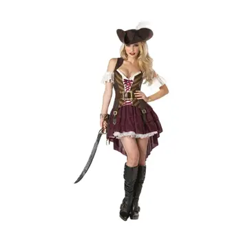 Sexy Ženy, Pirátske Kostýmy Halloween Karneval Výkon Maškarný Party Šaty