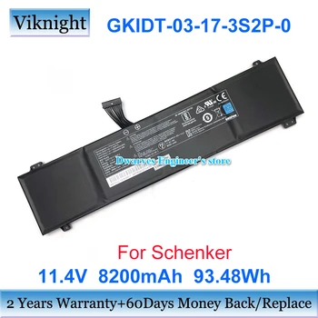 Skutočné GKIDT-00-13-3S2P-0 Batérie GKIDT-03-17-3S2P-0 Pre GCR2070RGF-QC Pre XPG XENIA 15 XMG Fusion 15 XFU15L19 11.4 V 8200mAh