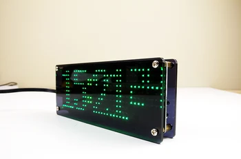 SMD LED Dot Matrix Digitálne Hodiny Výroby Auta Elektronické Hodiny Auta Diy Hodiny Auta