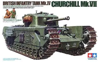 Tamiya 35210 1/35 Model Auta Britskej Pechoty Nádrž Mk.IV A22 Churchill Mk.VII