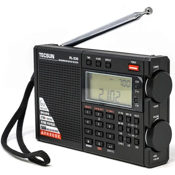 Tecsun PL-330 Full Band Prenosné Rádio FM Stereo LW/MW/SW SSB DSP Prijímač Krátkovlnné Rádio Najnovšie Firmware 3306 všetky-band Rádio