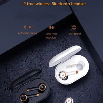 TWS bezdrôtové slúchadlá Bluetooth 5.0 Vodotesné slúchadlá Zníženie Hluku Slúchadiel Pre xiao huawei iphone L2 HD hudby Slúchadlá