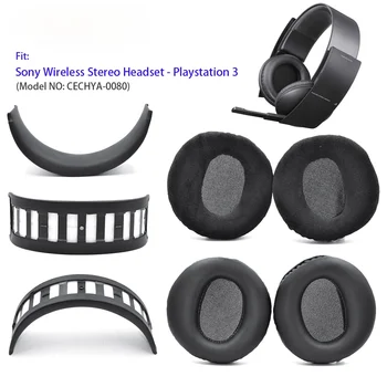 Ušné Vankúšiky mušle slúchadiel Vankúš chrániče sluchu S hlavovým oblúkom pre Sony PS3 Wireless Stereo Headset Playstation 3 ( CECHYA-0080)