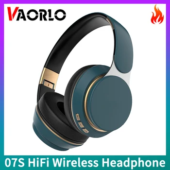VAORLO 07S HIFI Bezdrôtové Slúchadlá Bluetooth 5.0 Slúchadlá Skladacie Stereo Gaming Headset Podporu 3.5 MM AUX TF Karty S Mic