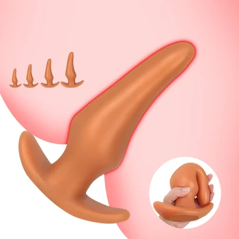 Veľký Análny Vibrátor Plug Nositeľné Zadok Plug Masáž Prostaty Riti Rozšírenie Dilator Análny Sex Hračky Pre Ženy /Mužov Masturbators