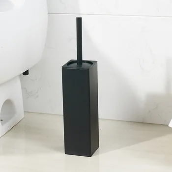 Vidric jednoduché čierne na podlahu wc kefa držiteľ nastaviť , wc kefa z nehrdzavejúcej ocele kovový prívesok, kúpeľňa
