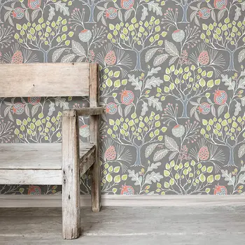 Vintage Kvetinové Tapety nástenná maľba Non-tkané Klasická Pastoračnej Viniča Kvet, Vták Stenu Papier Retro Obývacia Izba Dekor Wallcovering