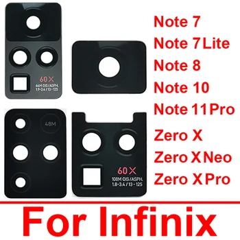 Zadné Sklo Objektívu Pre Infinix Poznámka 7 7 Lite Poznámka 8 8i 10 11 Pro Späť Fotoaparát, Sklenený Objektív Lepiť Nálepky Na Infinix Nula X XNeo XPro