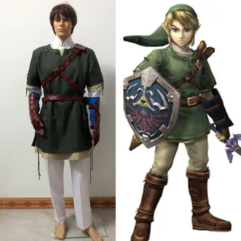 Zelda Hrdina Link Cosplay Kostým Zákazku Akejkoľvek Veľkosti
